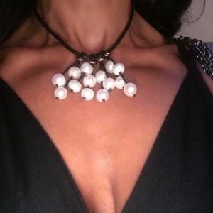 Leather and mother of pearl