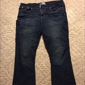 Levi's signature curvy boot cut jeans
