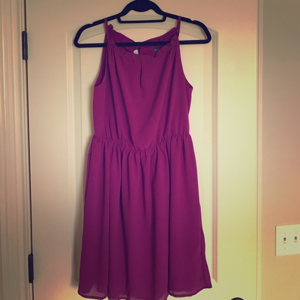 NWT Jewel tone Purple halter dress - Stitchfix