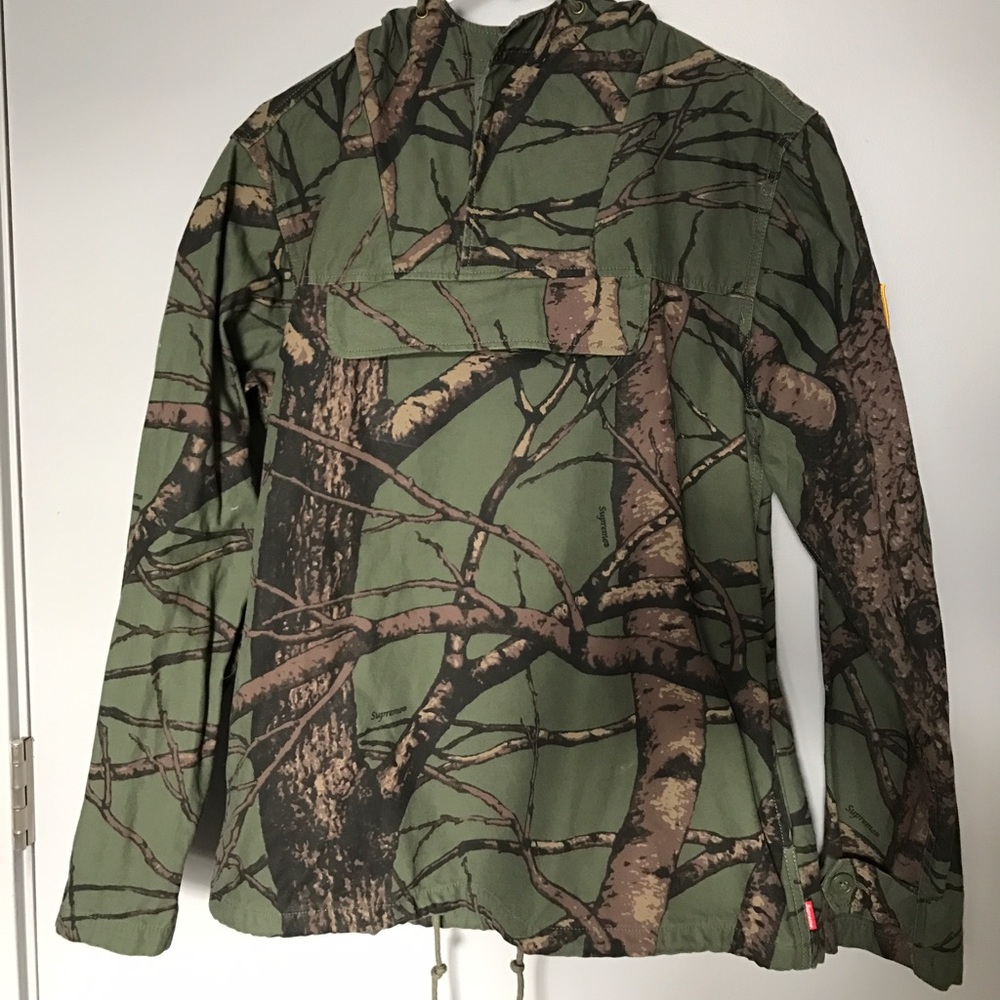 Supreme F/W 2012 Green Tree Camo Field Pullover M