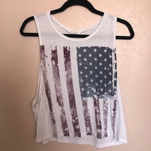 American flag muscle tank