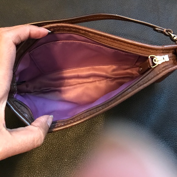 Coach chocolate brown small bag - Picture 2 of 2