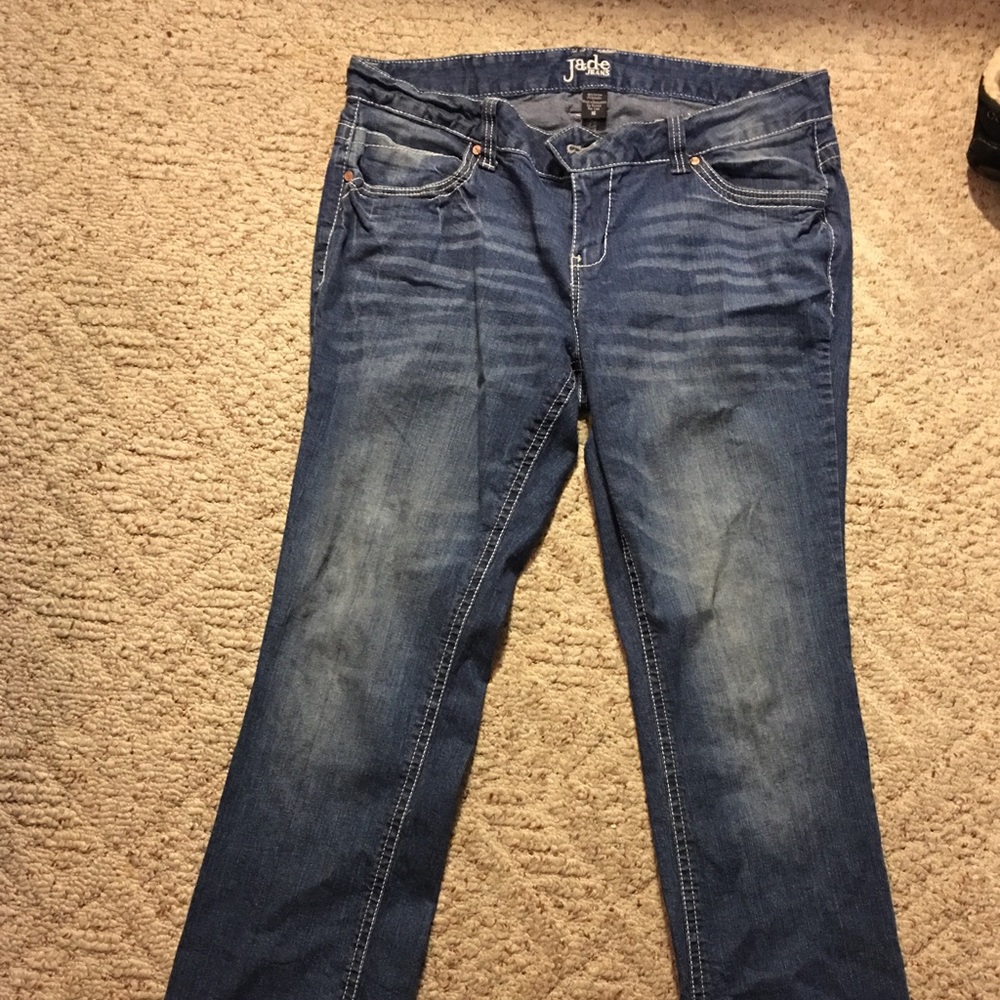 Jade low rise boot cut jeans