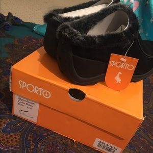 Sporto cut off wedge mules