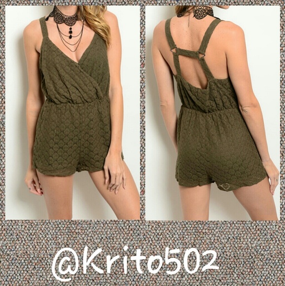 New Olive Romper - Picture 7 of 7