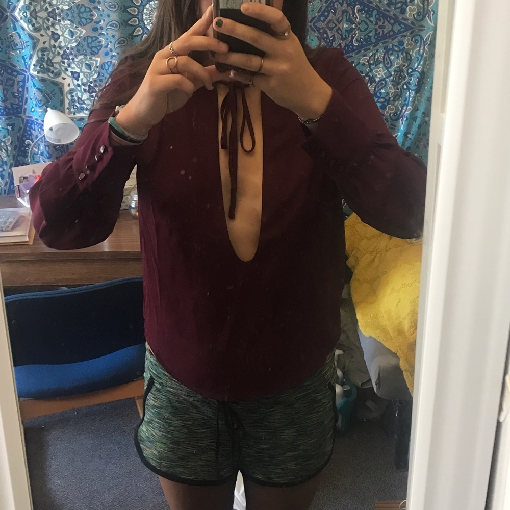Forever 21 low cut shirt