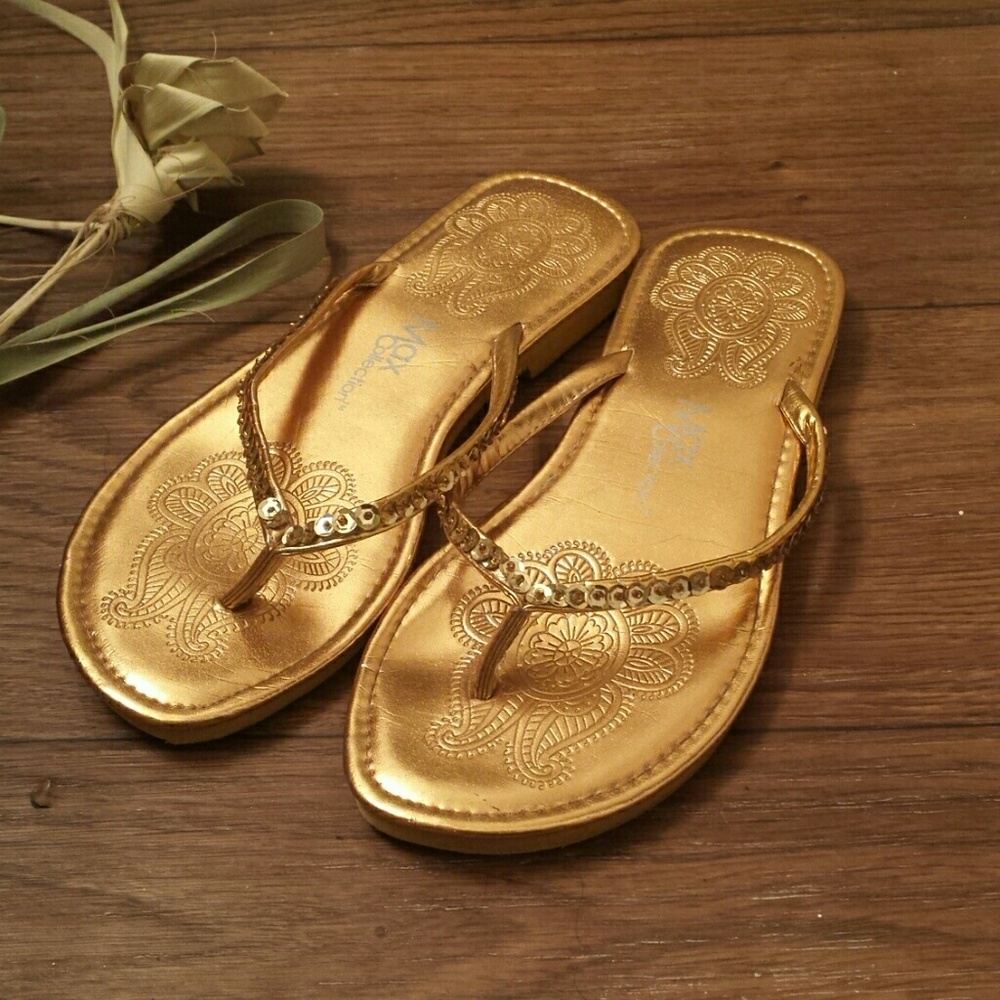 Gold Sandals
