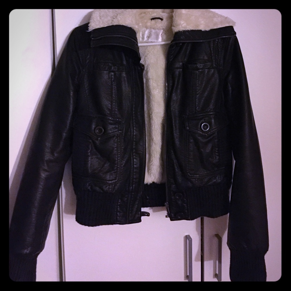 Faux Leather Jacket