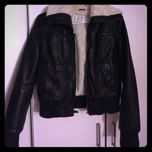 Faux Leather Jacket