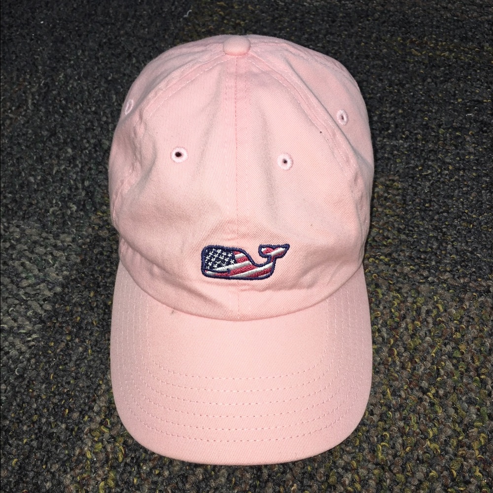 Vineyard Vines- Americana Light Pink Baseball Hat
