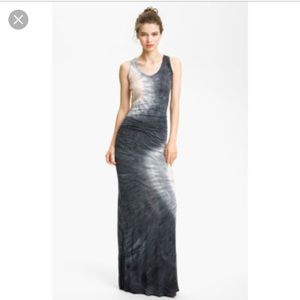 YFB designer tie die maxi dress