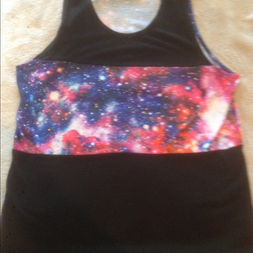 Men's tank top black with design