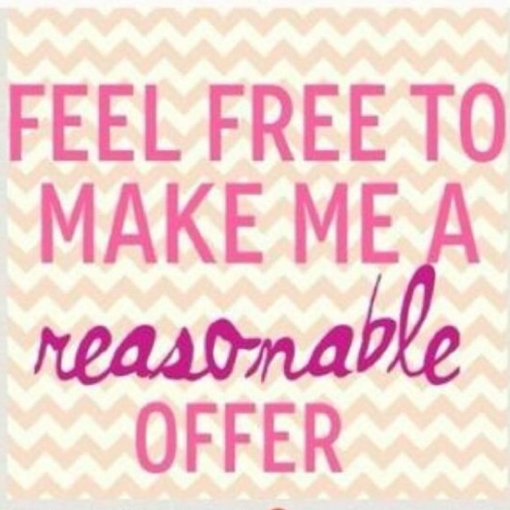 Reasonable offers accepted!