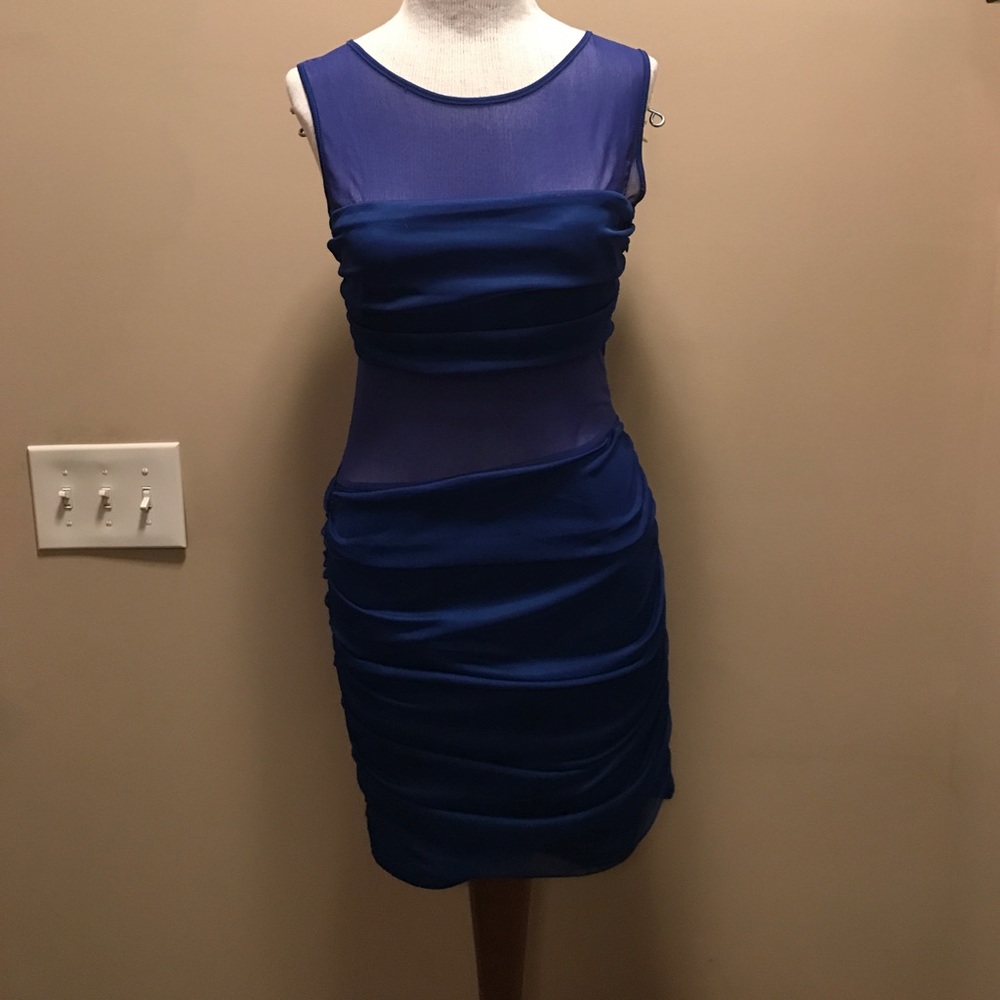 Phenomenal blue sexy dress