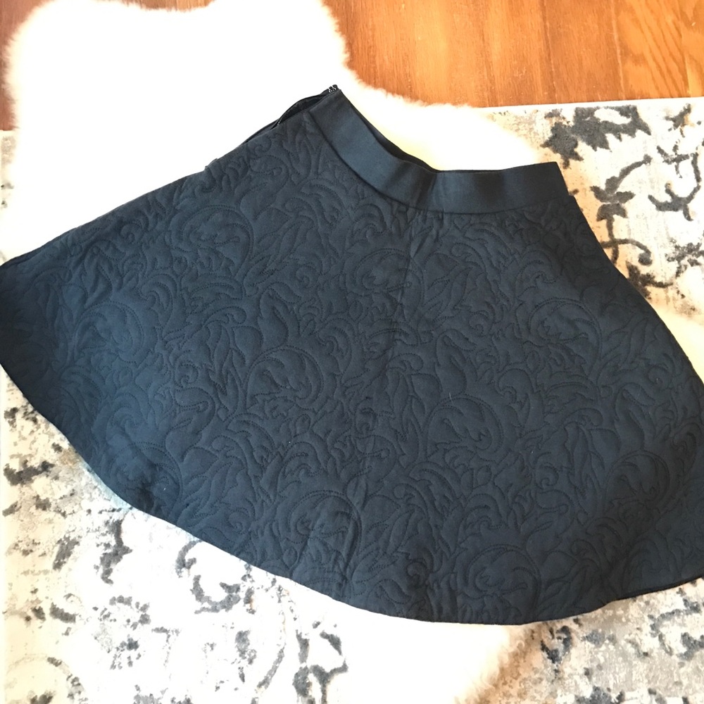 Navy blue swing skirt!