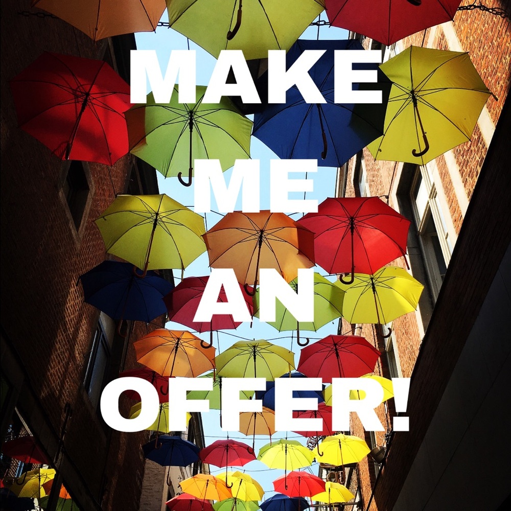 Make me an offer I cannot refuse!  Let’s negotiate