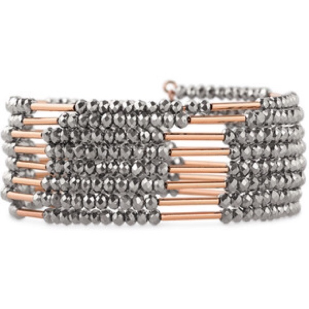 Stella & Dot Sparkly Bardot Spiral Bracelet