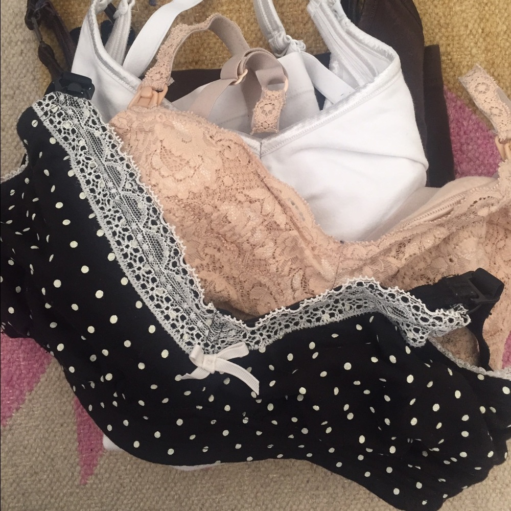 Nursing tanks and bras