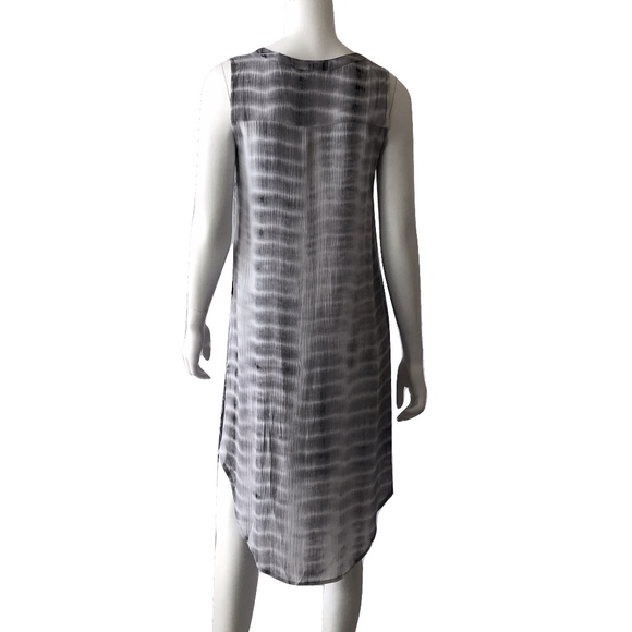 Tie Dye Cover Up Dress With Side Slits - Picture 4 of 4