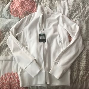 White Nike zip jacket