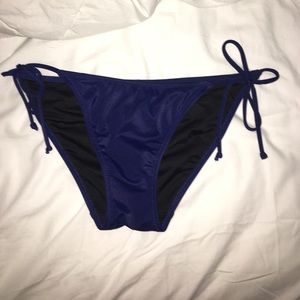 Victoria Secret Navy Blue Swim Bottoms