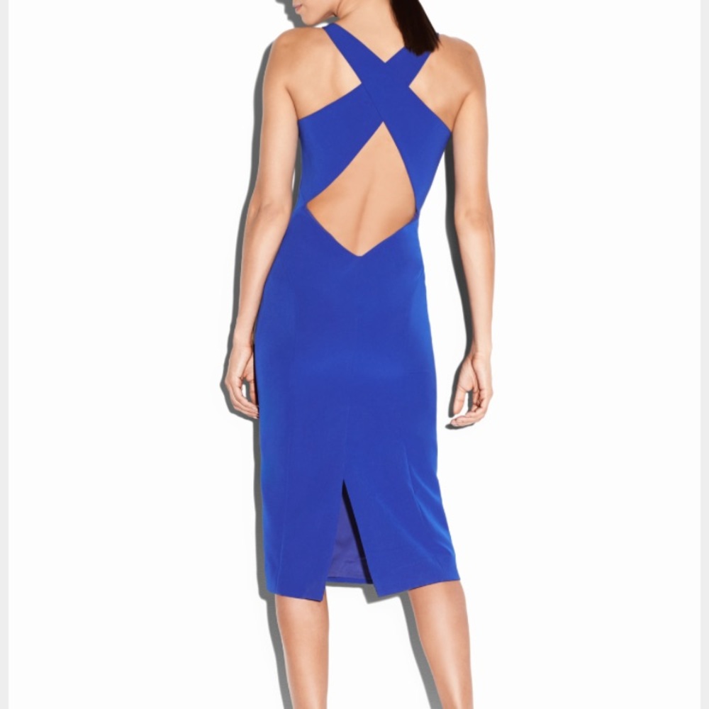 Milly sheath dress in blue