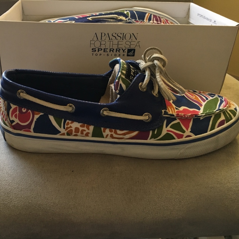 Floral Sperrys