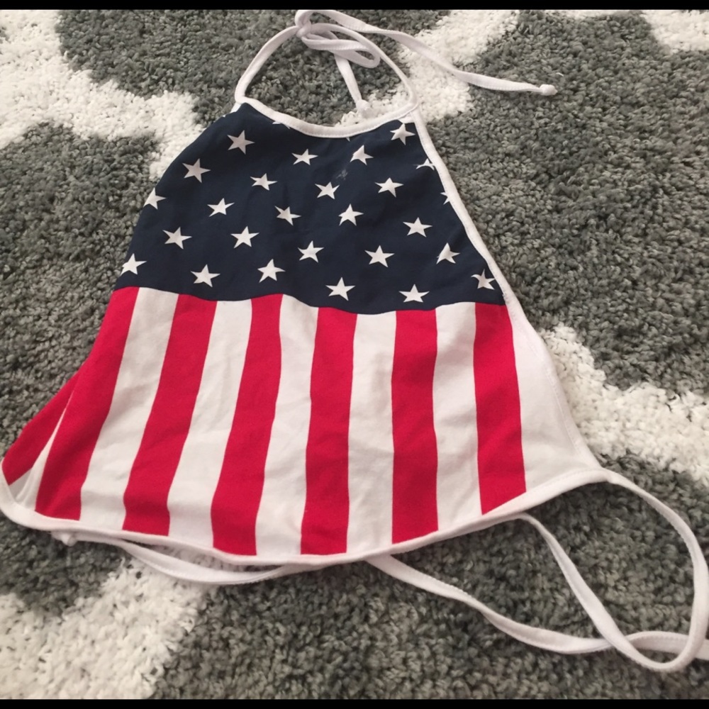 PAC sun crop top NWT