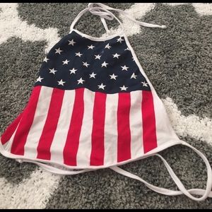 PAC sun crop top NWT