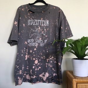 VINTAGE DISTRESSED LED ZEPPELIN SHIRT
