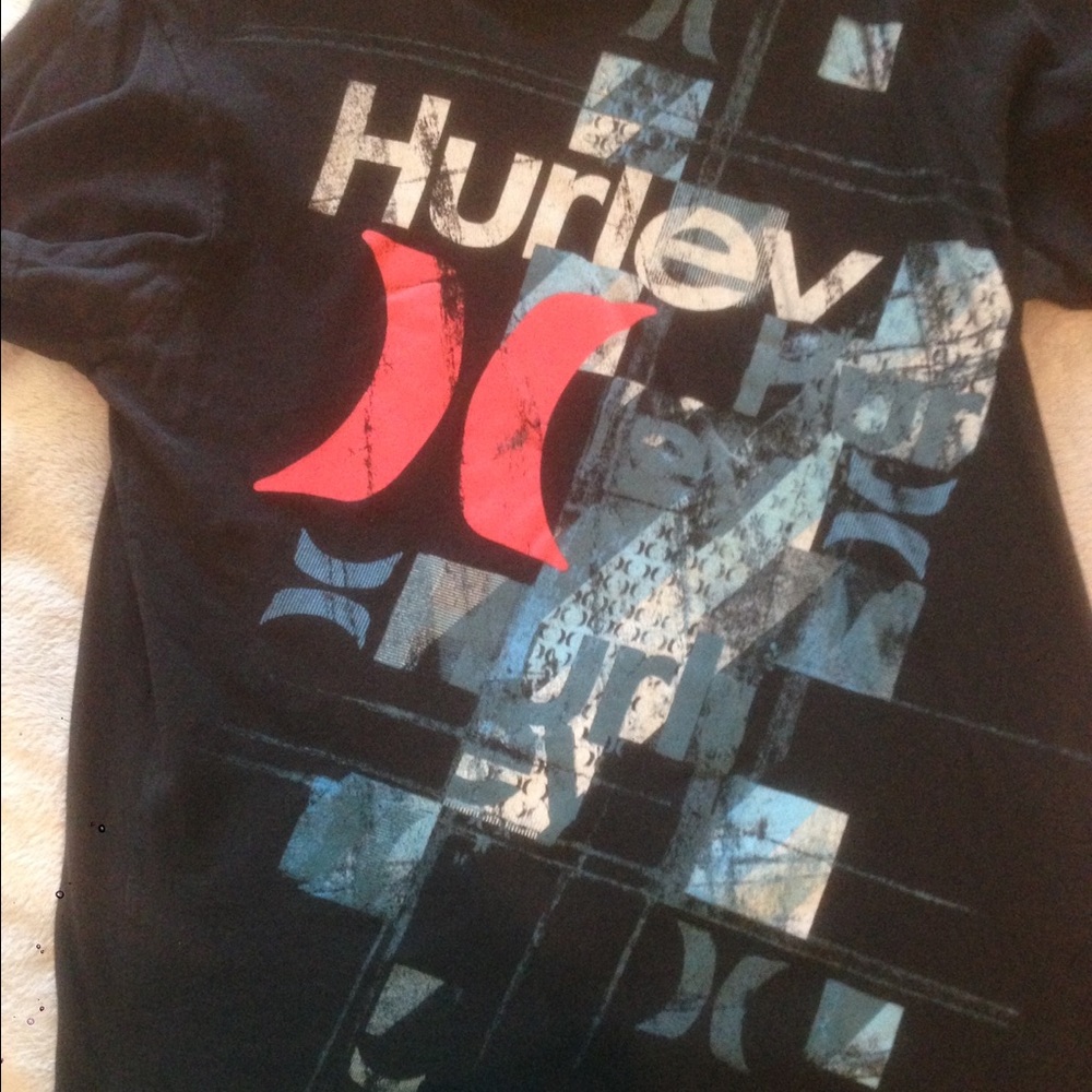 Men's Hurley polo  black med