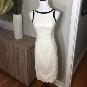 Express cream colored stretch dress size 1/2