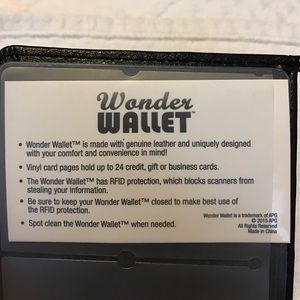 Wallet for cards