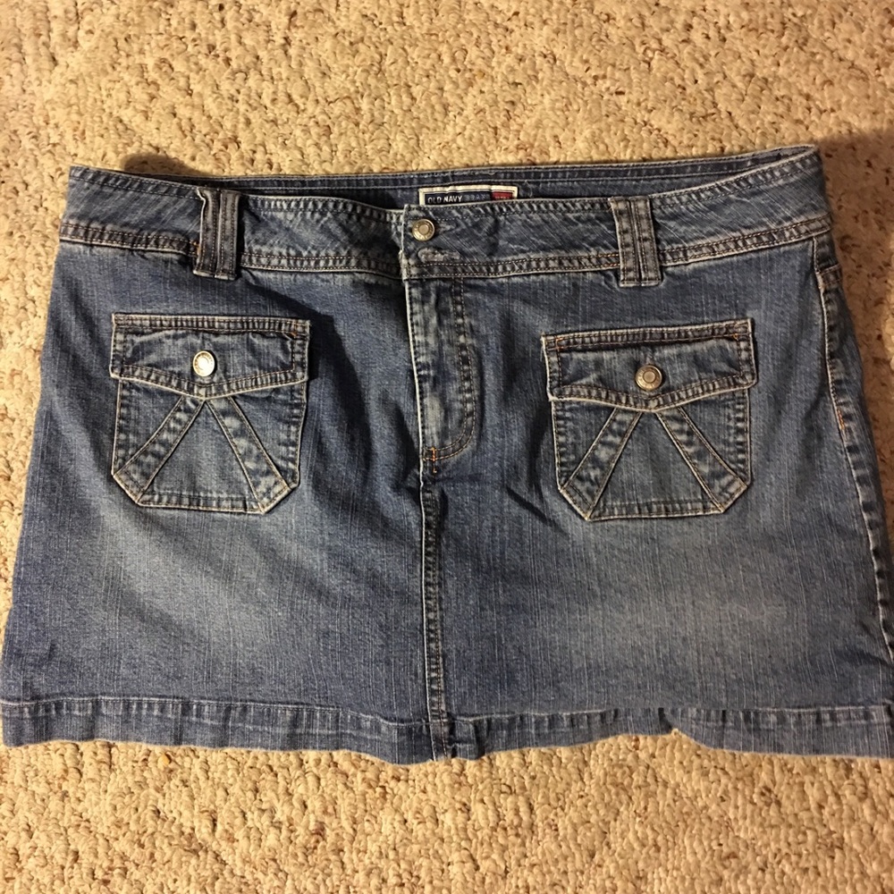 Old navy low rise denim skort
