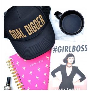 Goal Digger Black Trucker Hat