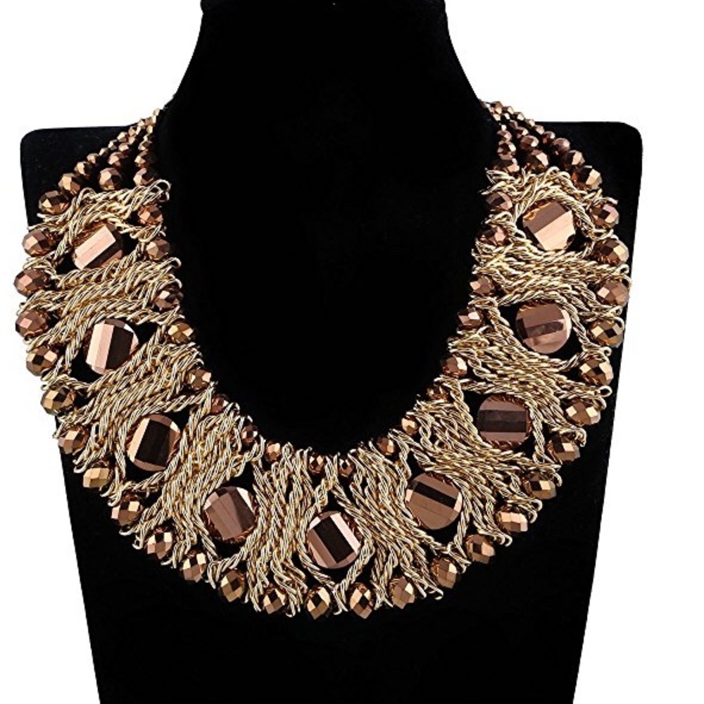 NWOT Luxury Chunky Statement Necklace