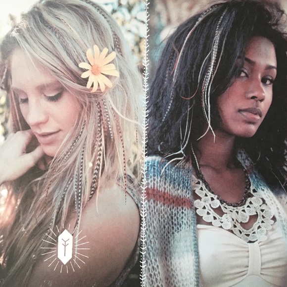 Hair Feathers! Packages of 6 clusters. main image 4