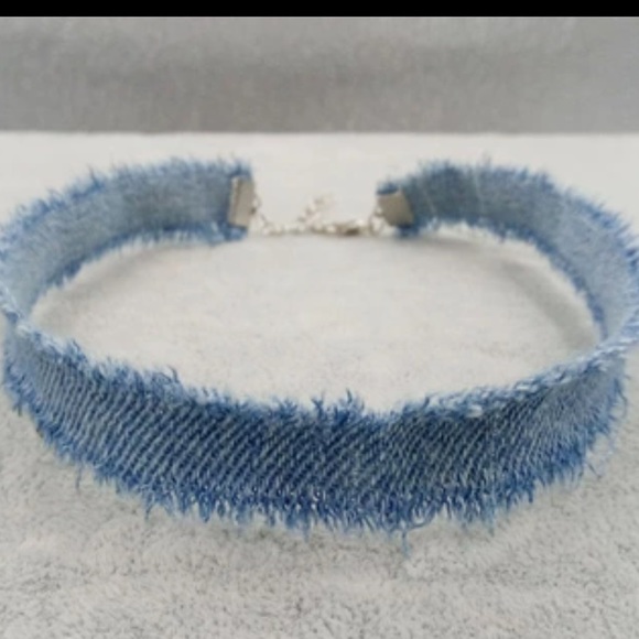 NEW IN denim choker - Picture 2 of 3
