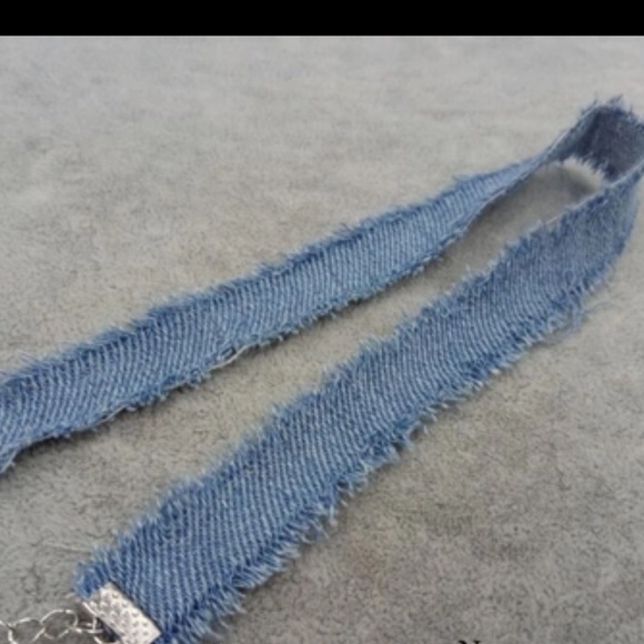 NEW IN denim choker - Picture 3 of 3