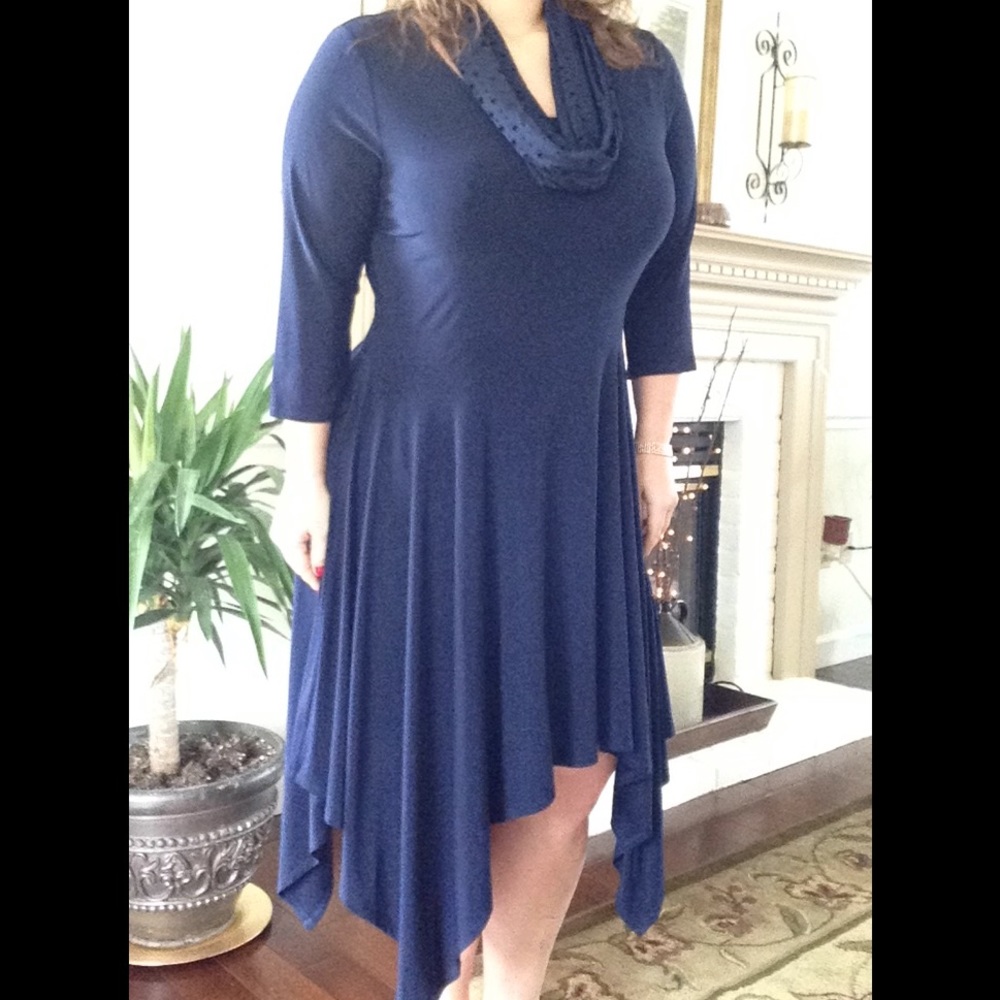 Hanky Hem Scarf Dress