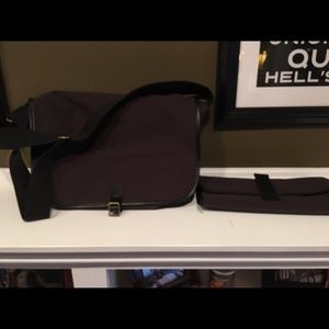 Pottery Barn Charcoal Parker Messenger Bag