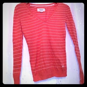 American Eagle Outfitters striped light sweater