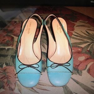 Kate Spade Leather Slingback Shoes