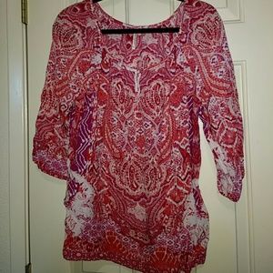 Grand & Greene 3/4 sleeve top