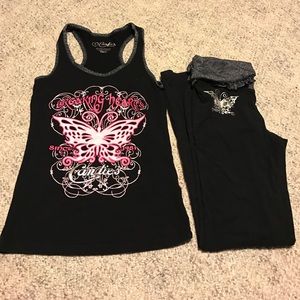 Wednesday sale- Butterfly PJ Set