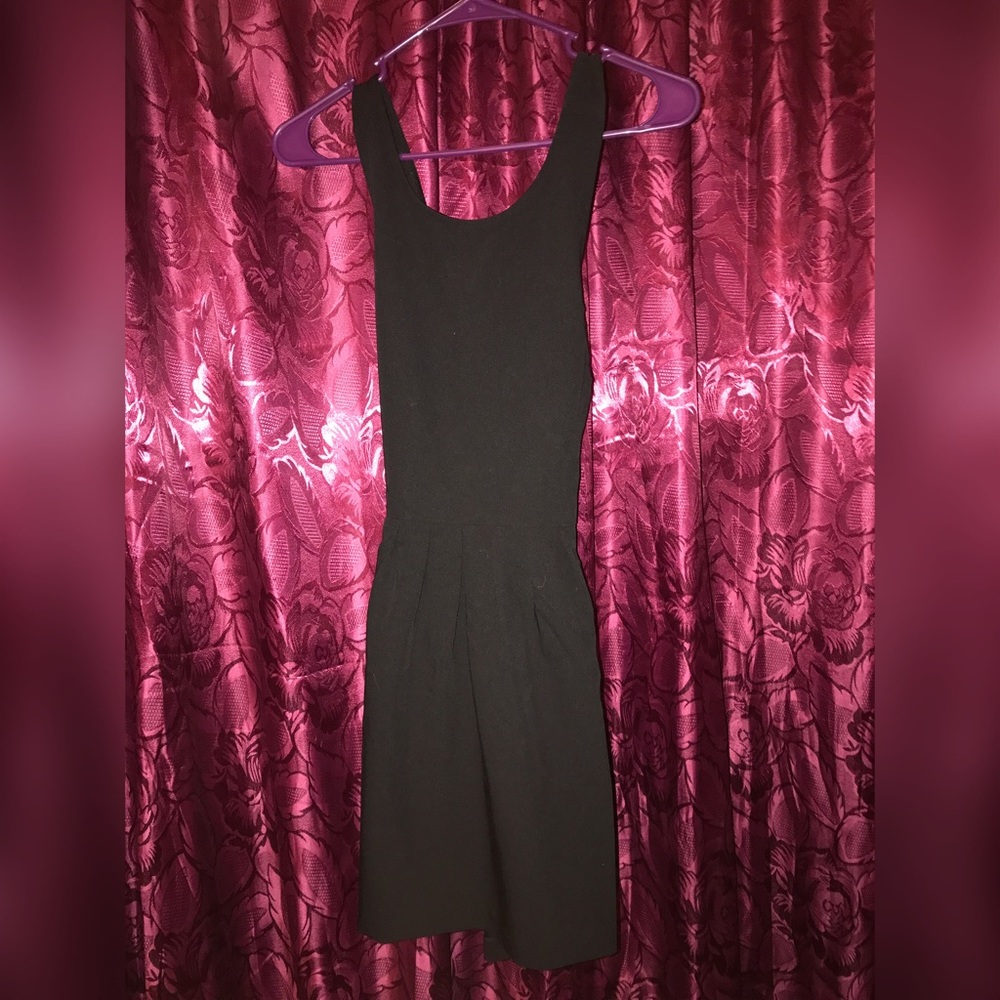 Strapped Crossback Skater Dress