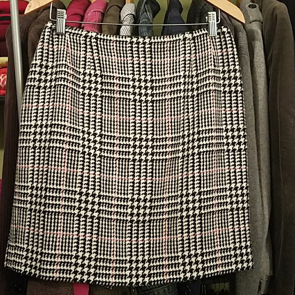 Talbots plaid skirt