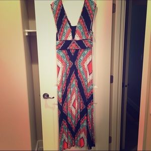 Maeve (from Anthropologie) maxi dress. Size Large.