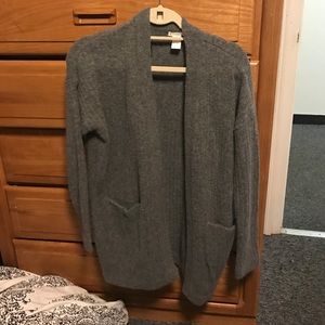 h&m grey cardigan