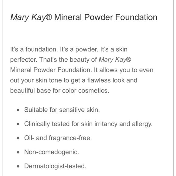 Mary Kay Mineral Powder Foundation - Picture 4 of 5